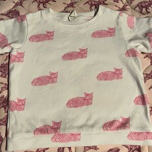 Kate Quinn Size 4t Pink Sleepy Cats Tee Shirt READ